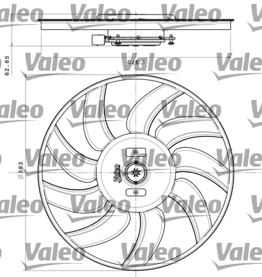Ventilator radiator racire