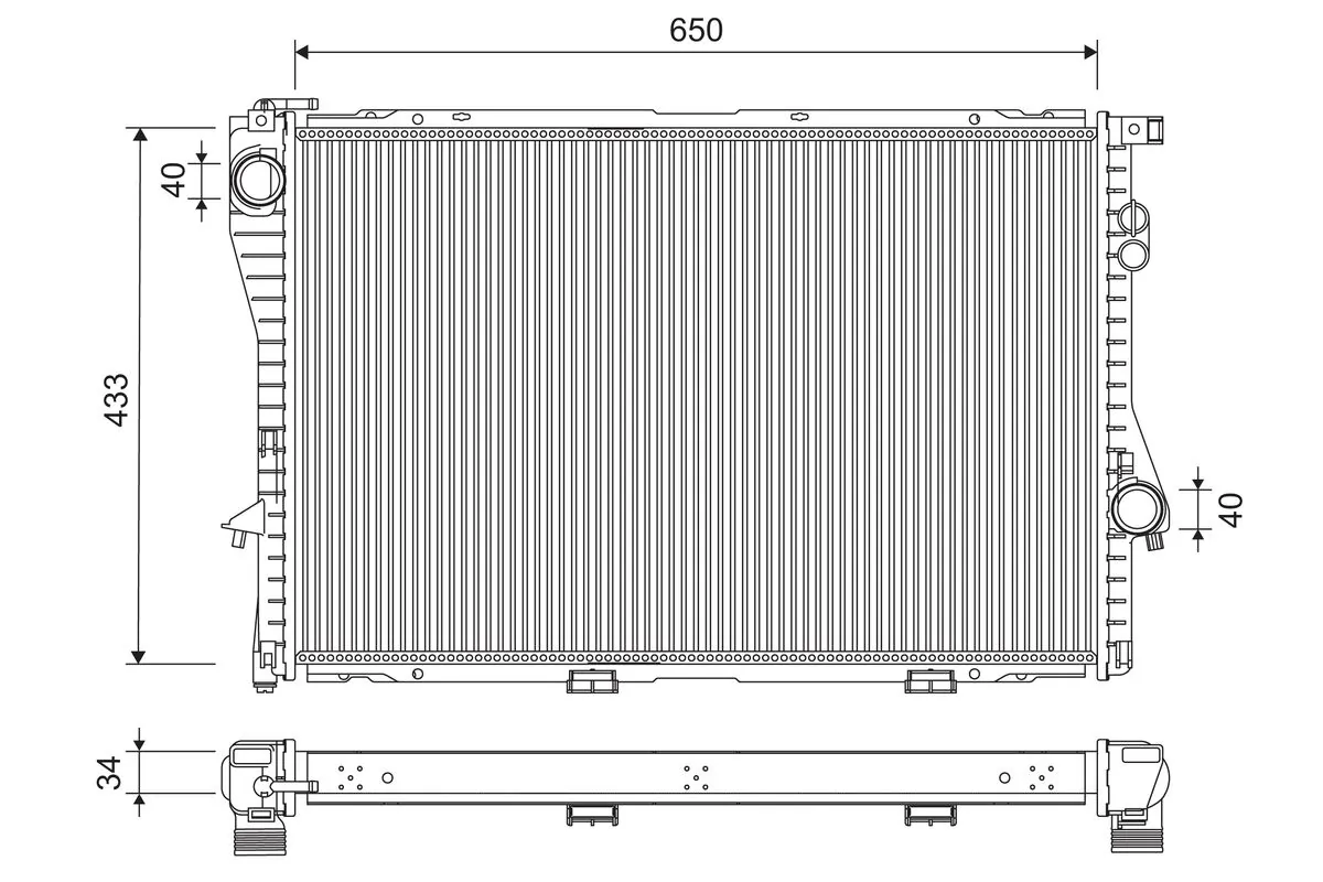 Radiator racire motor