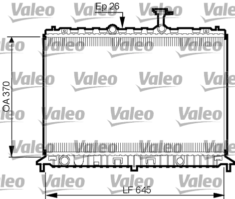 Radiator racire motor