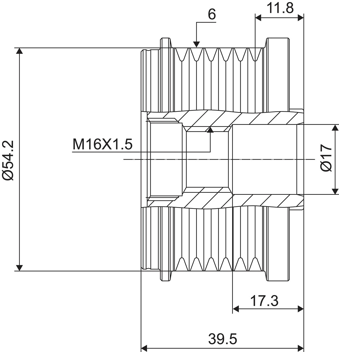 Fulie alternator