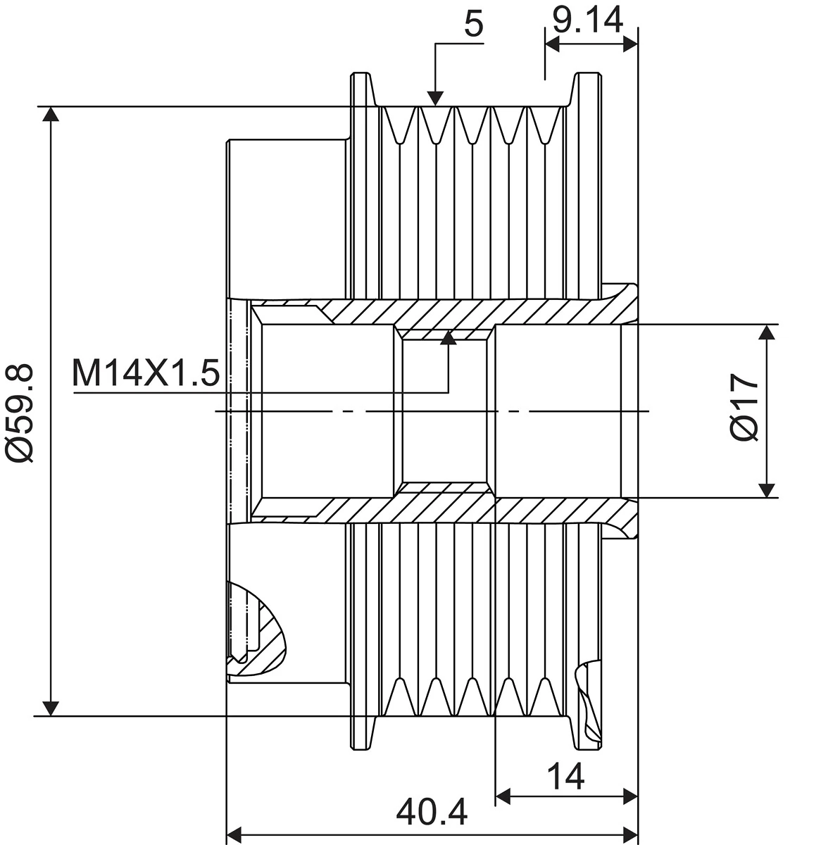 Fulie alternator