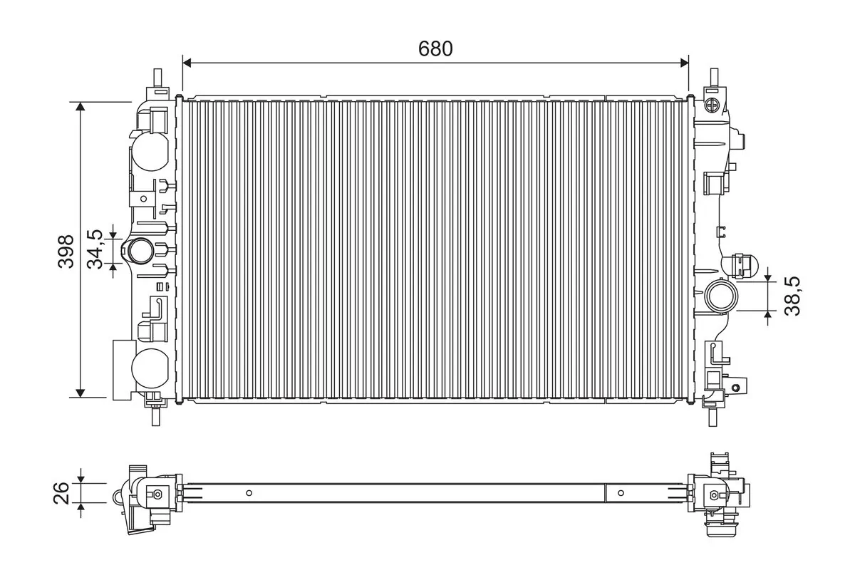 Radiator, racire motor