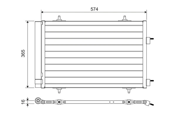 Radiator climatizare