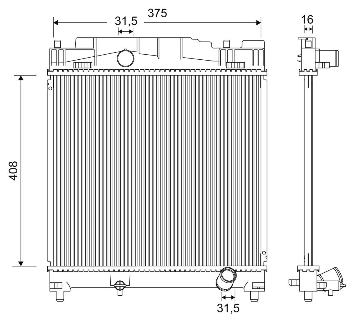 Radiator, racire motor