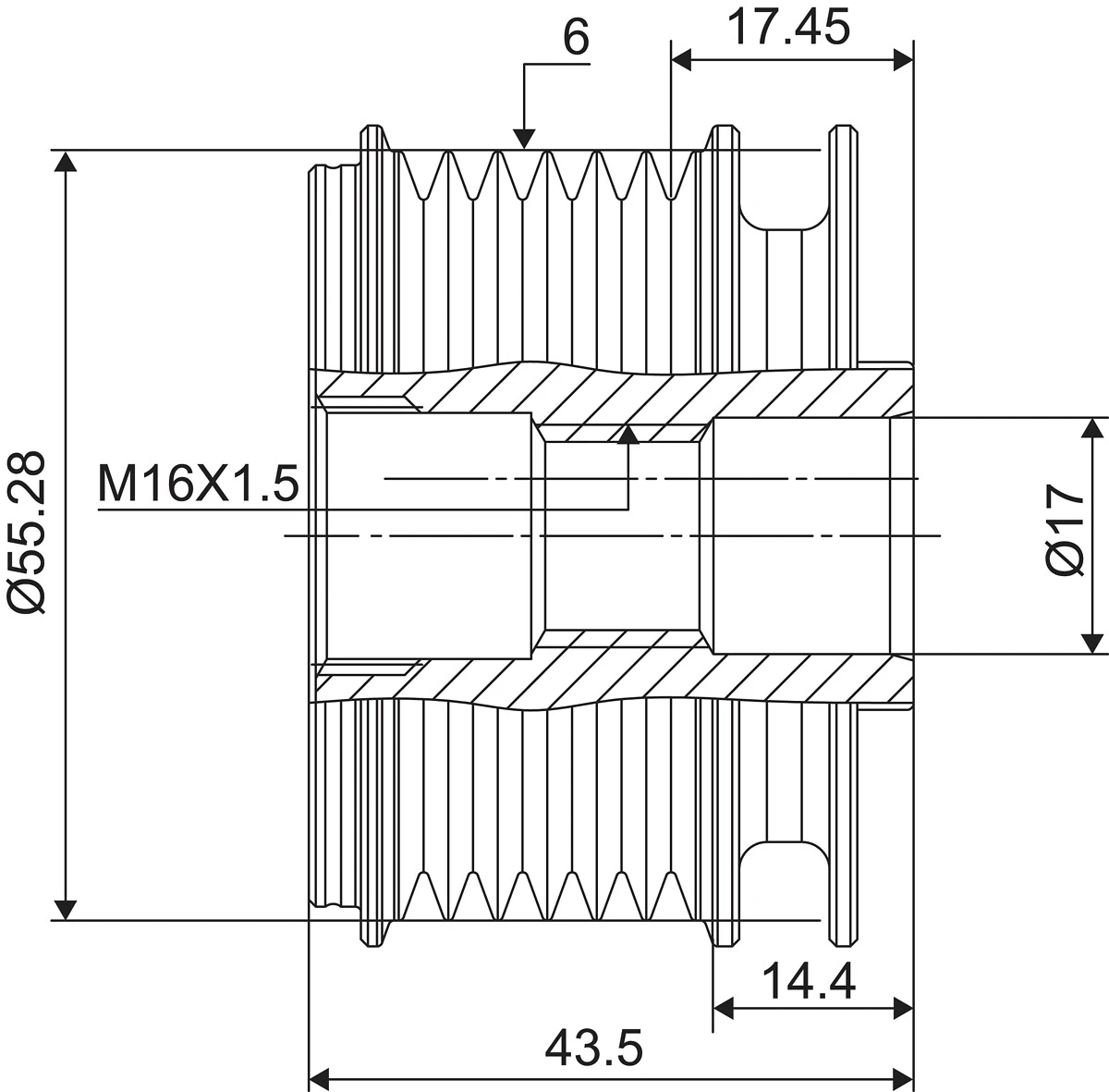 Fulie alternator