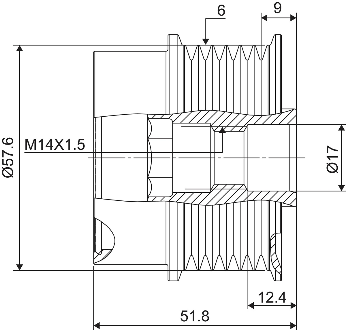 Fulie alternator