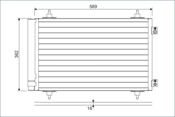 Radiator climatizare