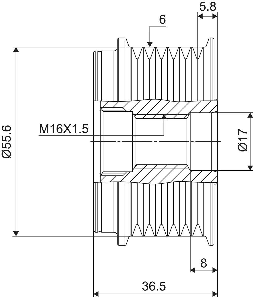 Fulie alternator