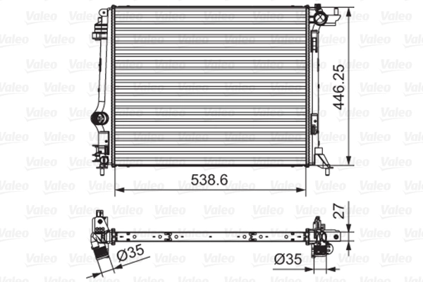 Radiator racire motor
