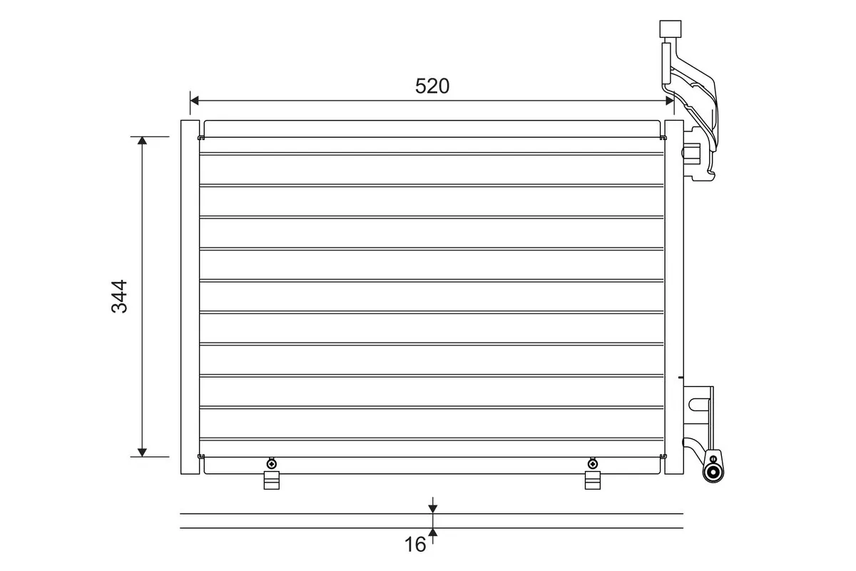 Radiator climatizare