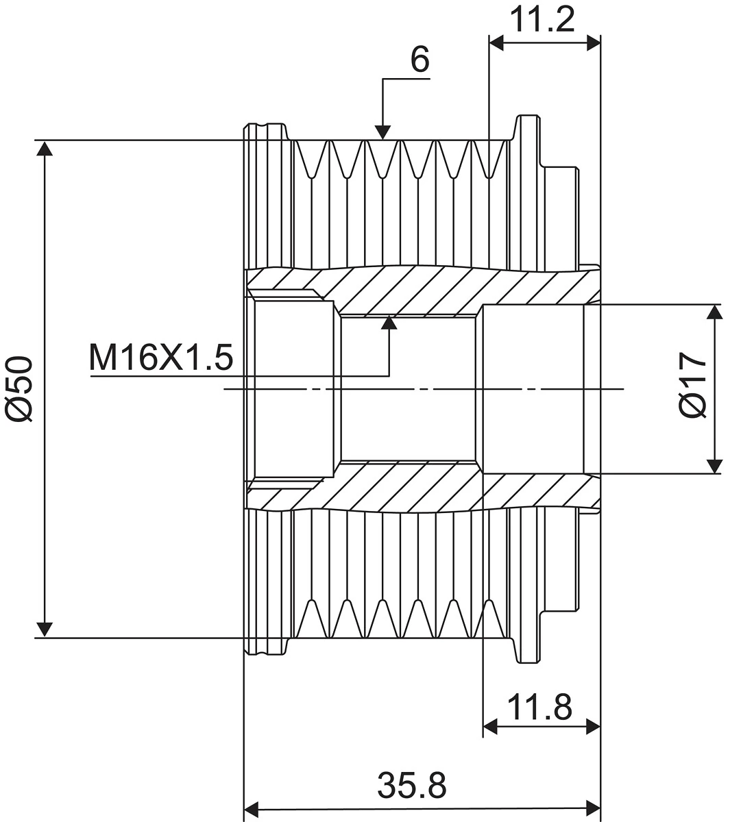 Fulie alternator