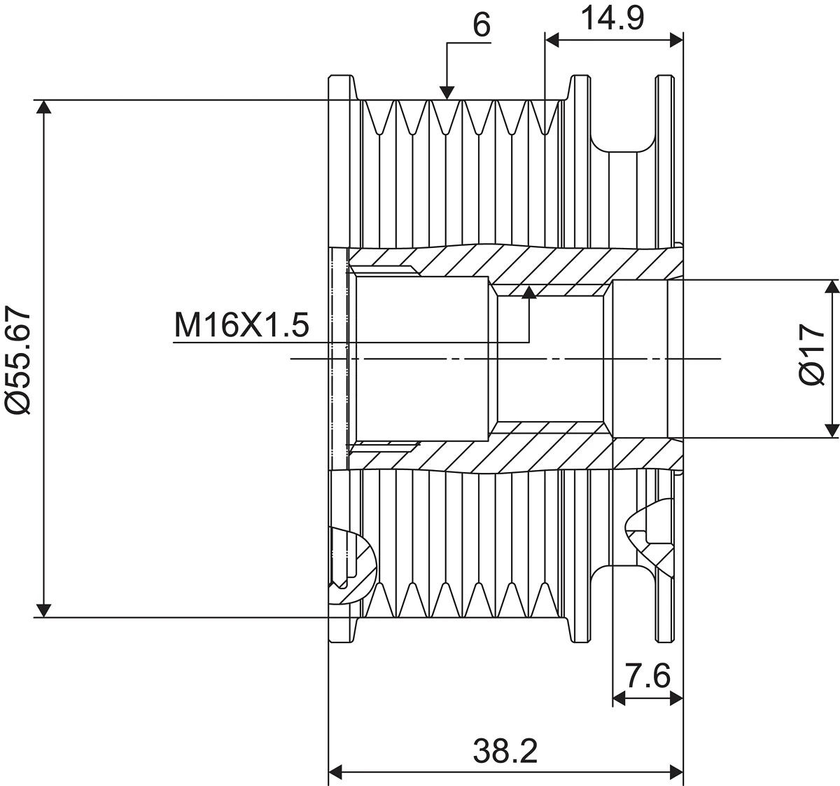 Fulie alternator