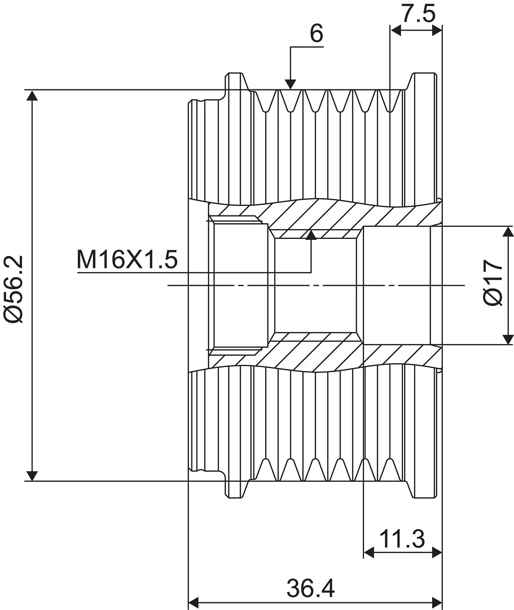 Fulie alternator