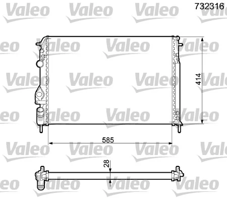Radiator racire motor