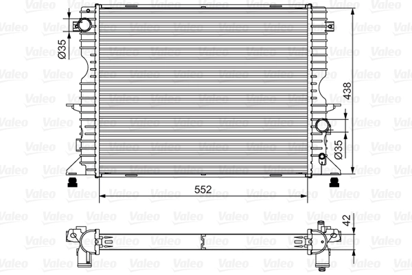 Radiator racire motor