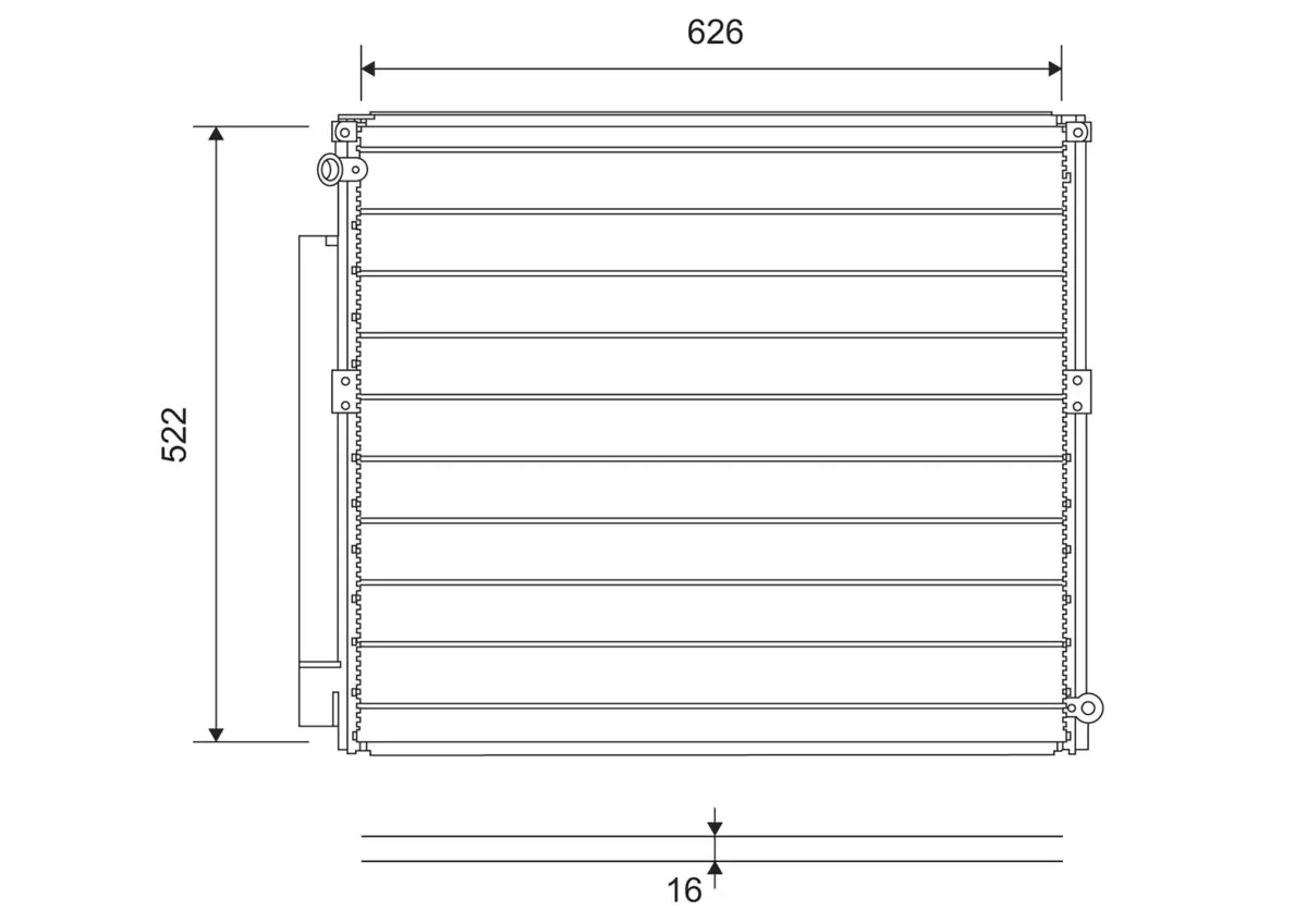 Radiator climatizare