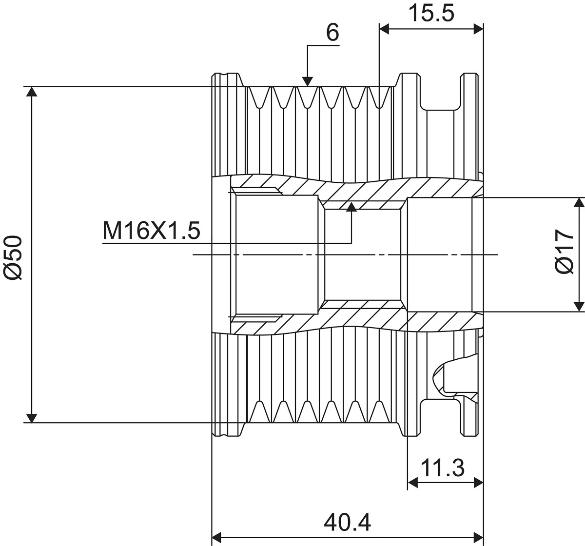 Fulie alternator
