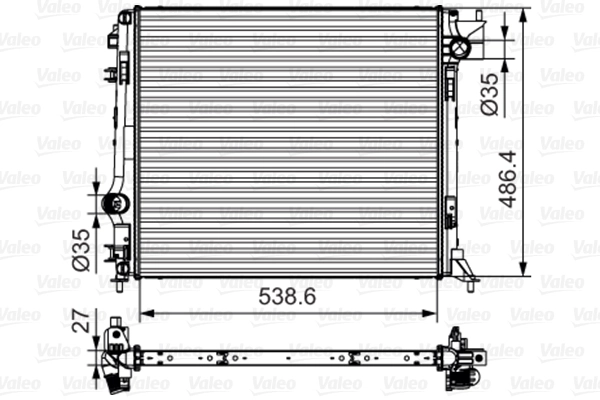 Radiator racire motor