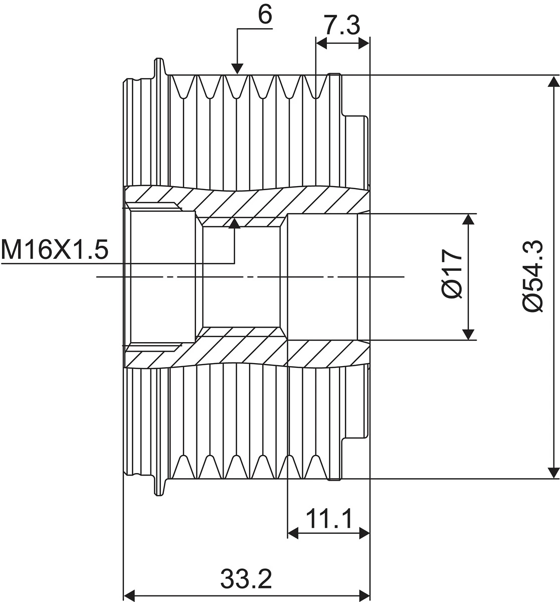 Fulie alternator