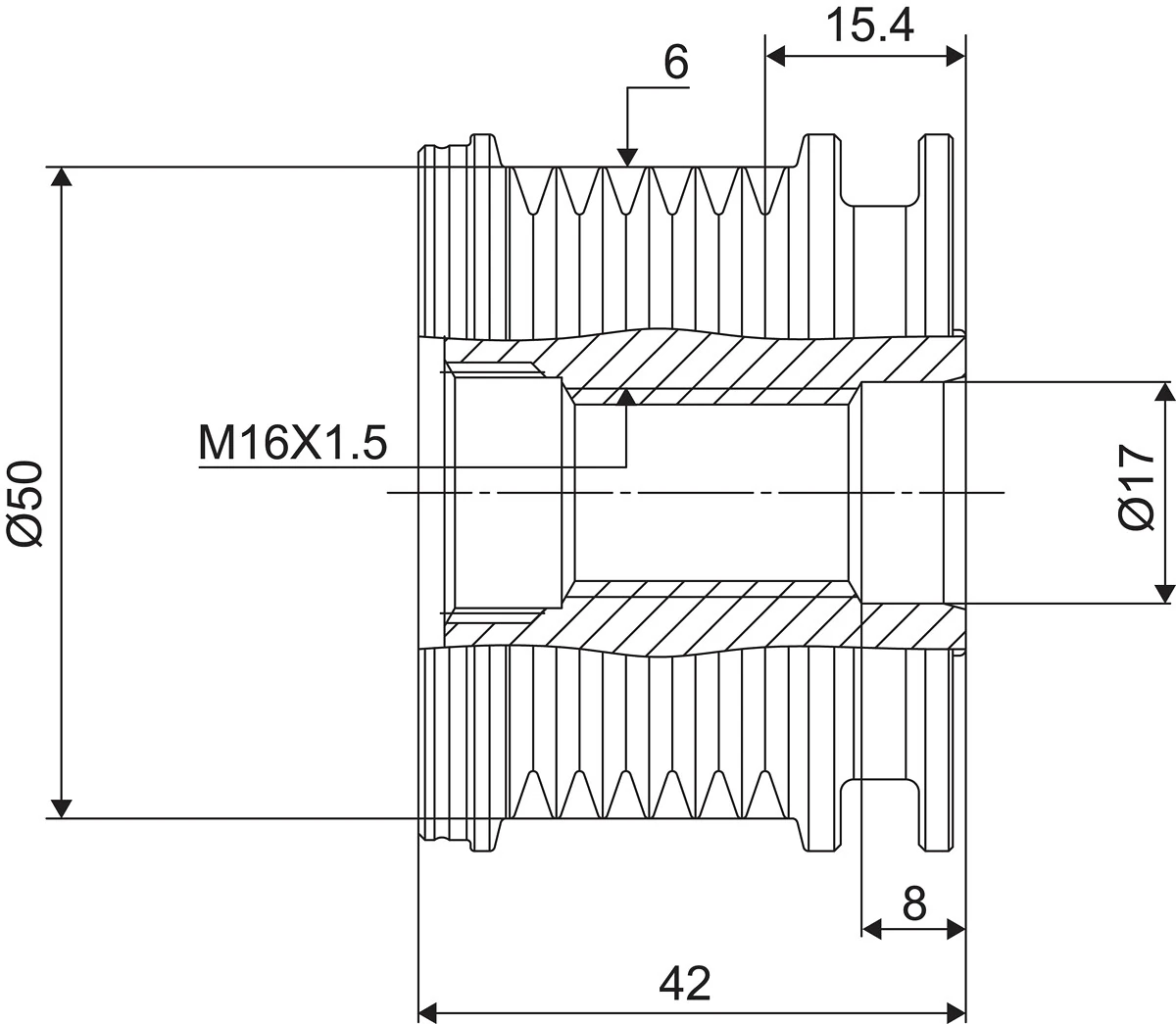 Fulie alternator