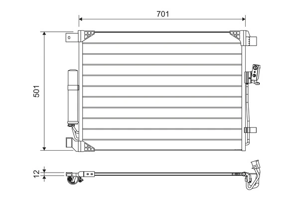 Radiator climatizare