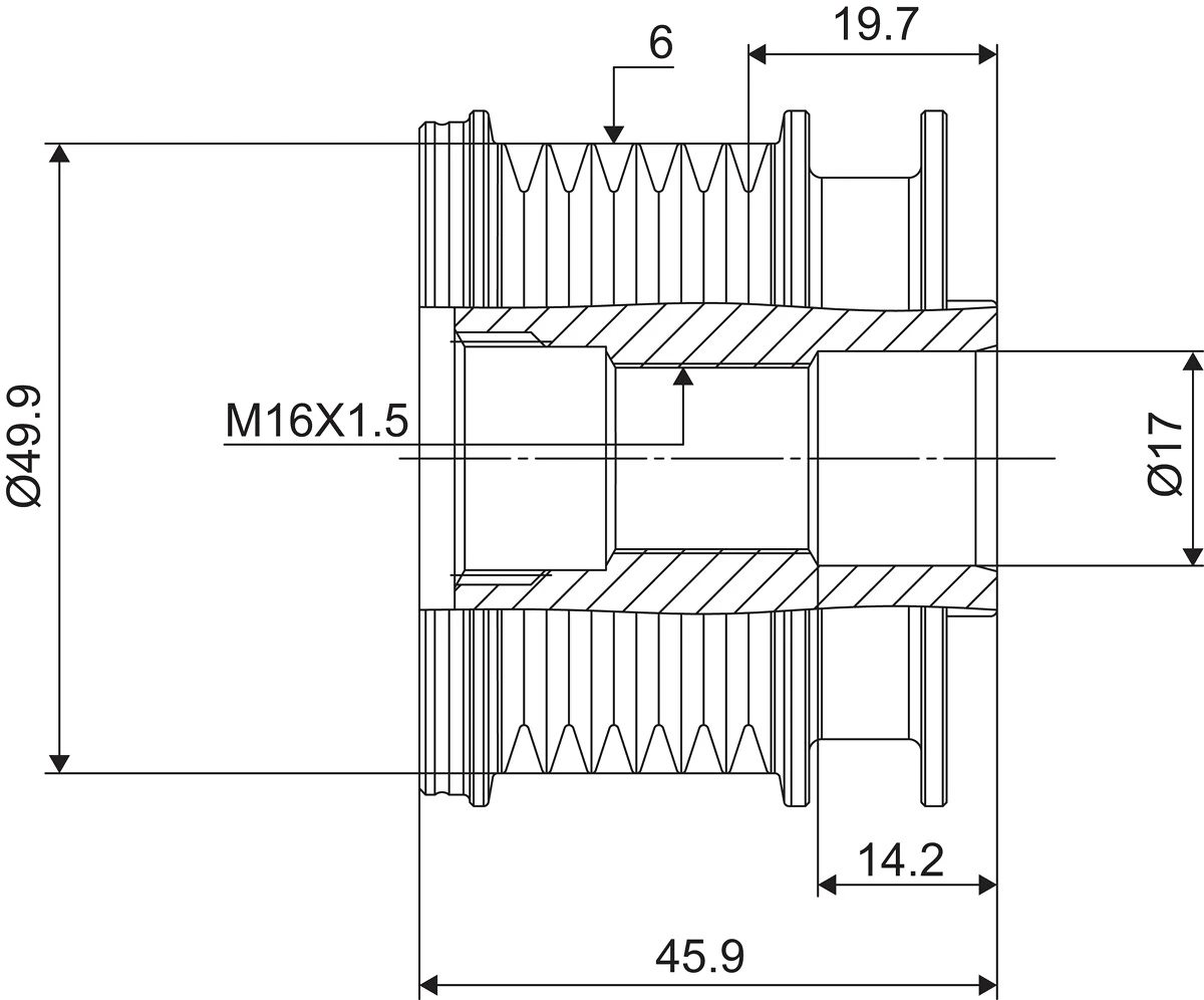 Fulie alternator