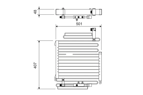 Radiator climatizare