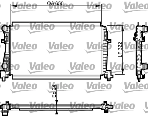 Radiator racire motor