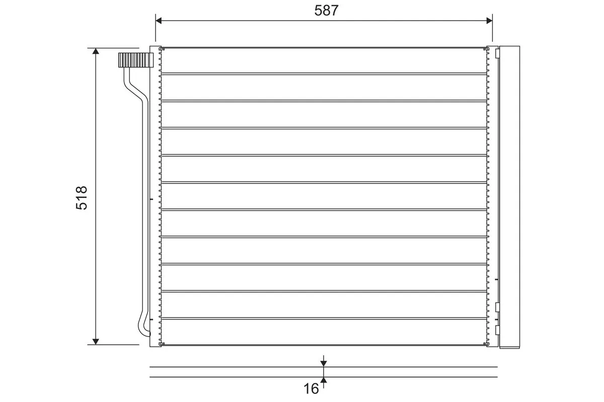 Radiator climatizare