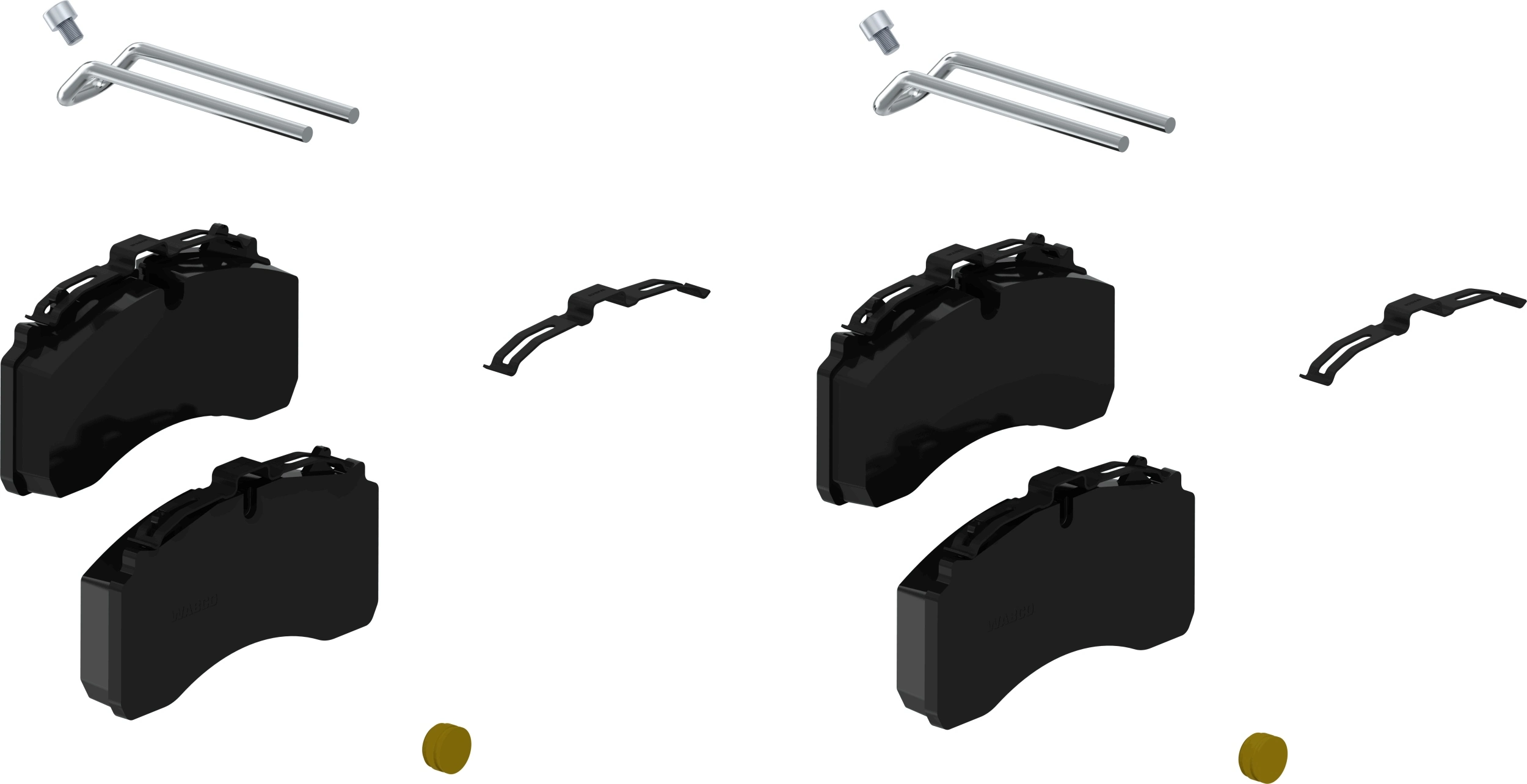 Set placute frana