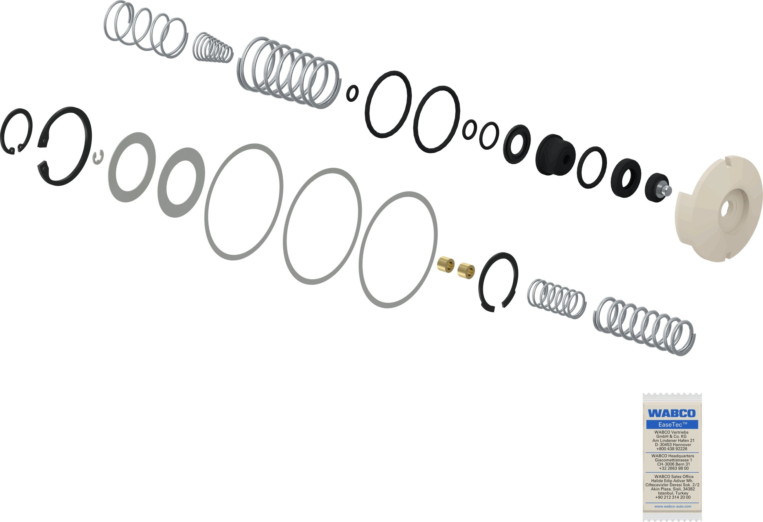 Set reparatie supapa frana - frana de mana