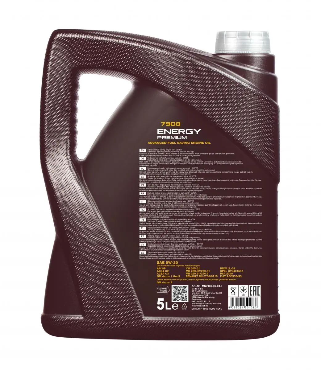 Ulei de motor MANNOL 5W-30 5L