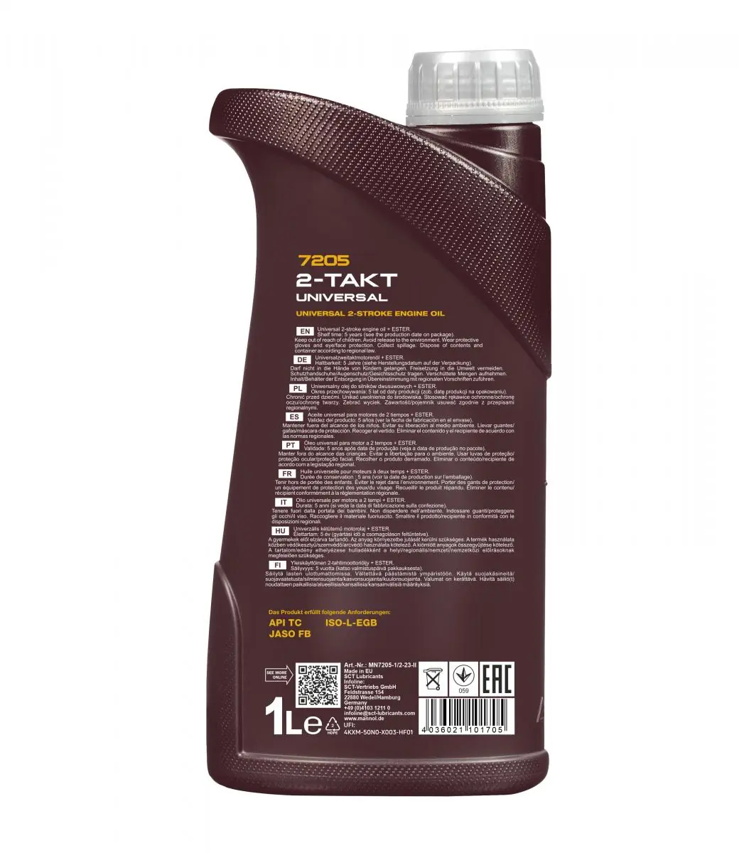 Ulei de motor MANNOL 2TAKT Universal 1L