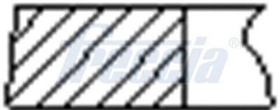 Set segmenti piston