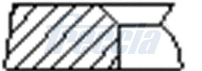 Set segmenti piston