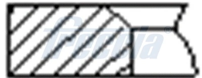 Set segmenti piston