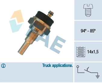 Comutator temperatura ventilator radiator