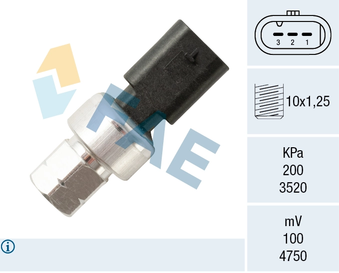 Comutator presiune, aer conditionat