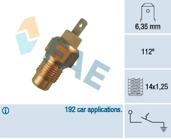 Comutator temperatura racire