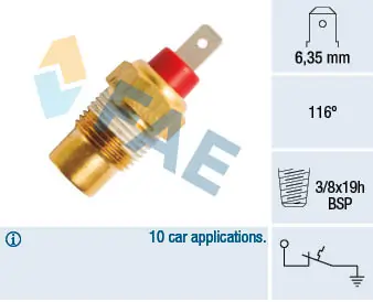 Comutator temperatura racire