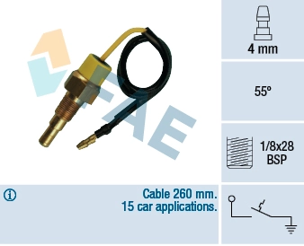 Comutator temperatura racire