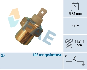 Comutator temperatura racire