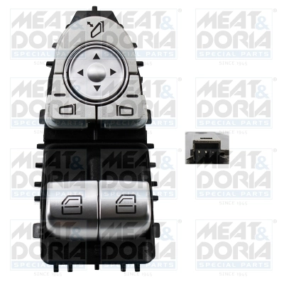 Comutator macara geam