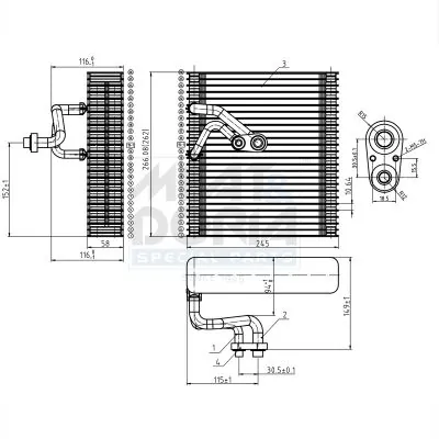 Evaporator aer conditionat