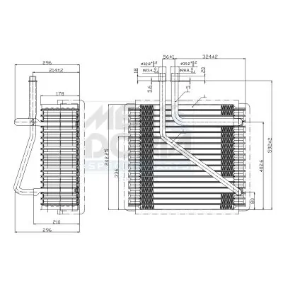Evaporator aer conditionat