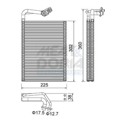 Evaporator aer conditionat