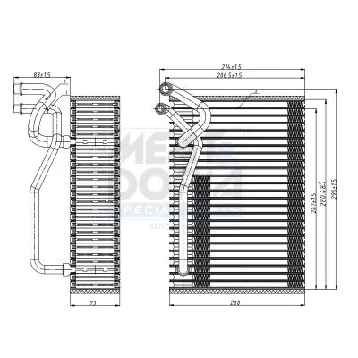 Evaporator, aer conditionat