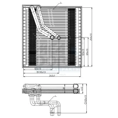 Evaporator aer conditionat