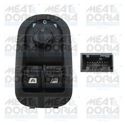 Comutator macara geam