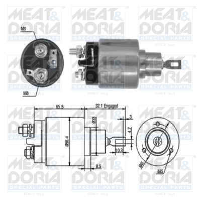 Solenoid electromotor